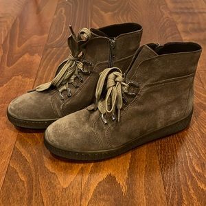 Gabor Suede Lace Up Bootie